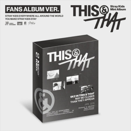 (PRE-ORDER 2026-08-07) Stray Kids - [THIS & THAT] FANS ALBUM Version (Smart Digital Album)(Soundwave POB Included - Pre-order only)