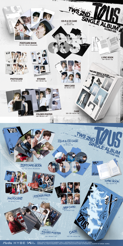 (PRE-ORDER 2026-11-02) TWS - 2nd Single Album [TO US] Beyond Version (2 Versions)(🎁POB Included - Pre-order only)