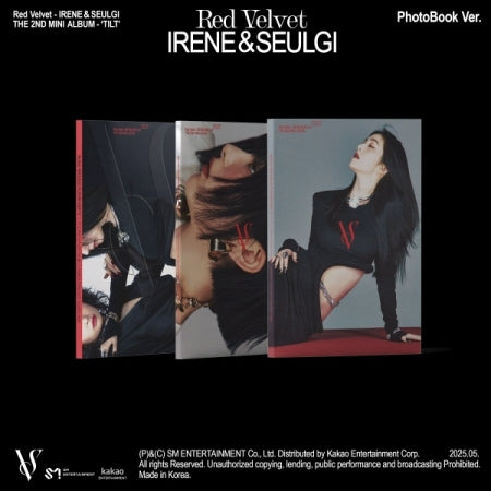 IRENE & SEULGI (Red Velvet) - 2nd Mini Album [TILT] Photobook Version (3 Versions) (POB - Photocard Included - Limited Quantity)