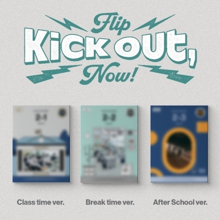 (PRE-ORDER 2025-05-26) KickFlip - 2nd Mini Album [Kick Out, Flip Now!] (3 Versions) Set (POB - Photocard, Poster - Preorder Only)