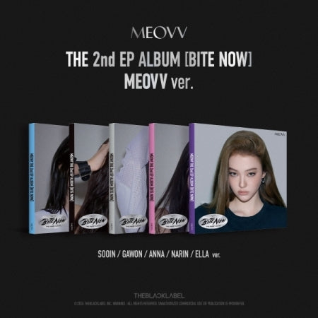 (PRE-ORDER 2026-06-01) MEOVV - 2nd EP Album [BITE NOW] MEOVV Version (5 Versions) Random 1ea
