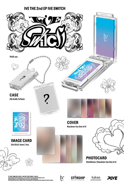 IVE 2nd EP Album IVE Switch PLVE Version (6 Versions)