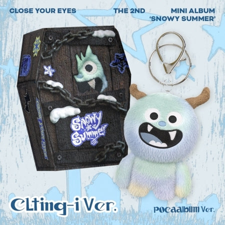(PRE-ORDER 2025-07-09) CLOSE YOUR EYES - 2nd Mini Album [Snowy Summer] CLting-i Version