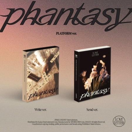 The Boyz 2nd Album Phantasy PT.3 Love Letter Platform Version (2 Versions).