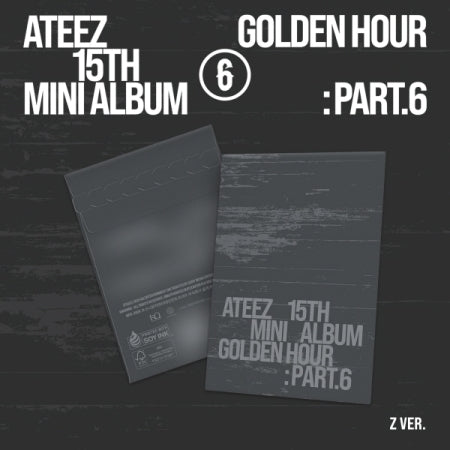 (PRE-ORDER 2026-11-13) ATEEZ - 15th Mini Album [GOLDEN HOUR : Part.6] POCAALBUM Version (3 Versions) Random 1ea (🎁POB Included - Pre-order only)