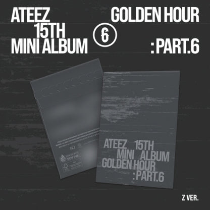 (PRE-ORDER 2026-11-13) ATEEZ - 15th Mini Album [GOLDEN HOUR : Part.6] POCAALBUM Version (3 Versions) Random 1ea (🎁POB Included - Pre-order only)