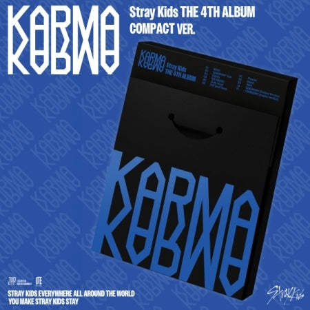 (PRE-ORDER 2025-08-22) Stray Kids - 4th Full Album [KARMA] Compact Version (POB Photocard 1ea Included)