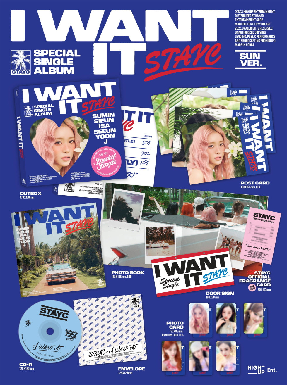 Stayc - Special Single Album [I WANT IT] (2 Versions).