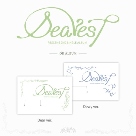 (PRE-ORDER 2025-07-03) RESCENE - 2nd Single [Dearest] QR Version (2 Versions) Random 1ea.