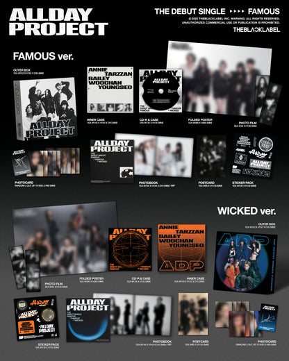 ALLDAY PROJECT - The Debut Single [FAMOUS] (2 Versions).