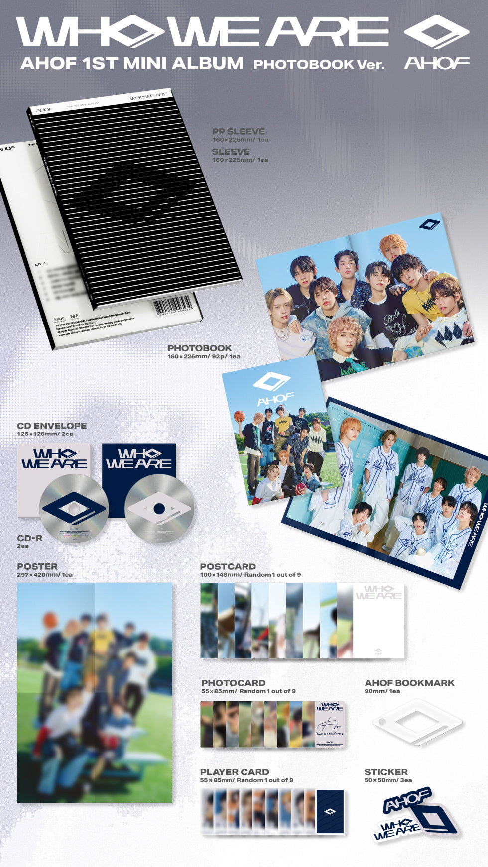 AHOF - 1st Mini Album [WHO WE ARE] Photobook Version – K-Towns