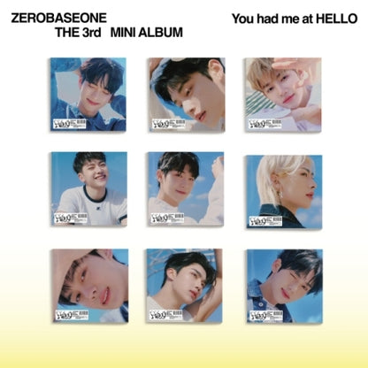 Zerobaseone - 3rd Mini Album You had me at HELLO Digipack Version (9 Versions)
