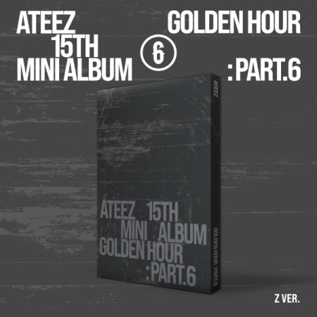 (PRE-ORDER 2026-11-13) ATEEZ - 15th Mini Album [GOLDEN HOUR : Part.6] Standard Version (3 Versions) Random 1ea (🎁POB Included - Pre-order only)