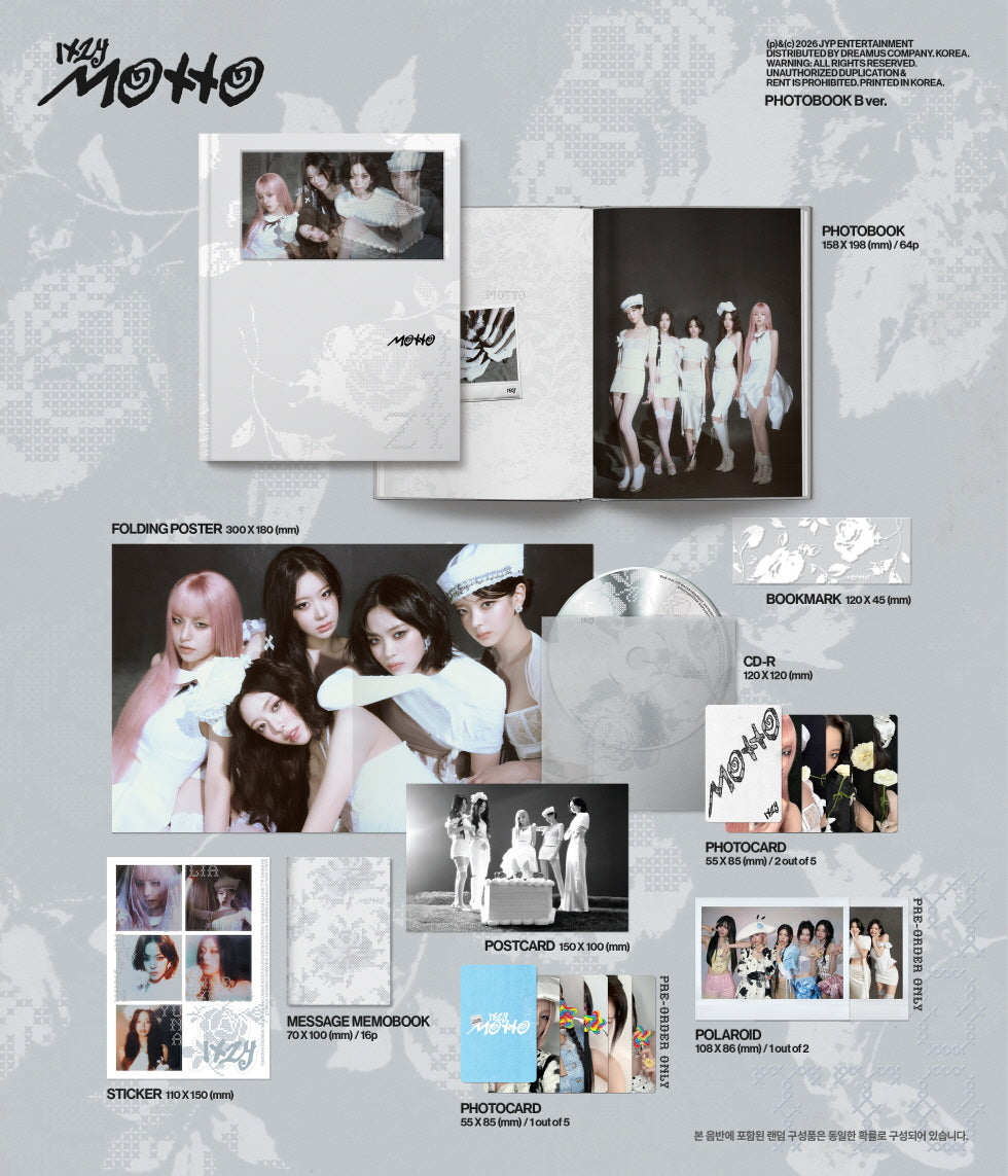 ITZY - [MOTTO] Photobook Version (3 Versions)(POB Option Available