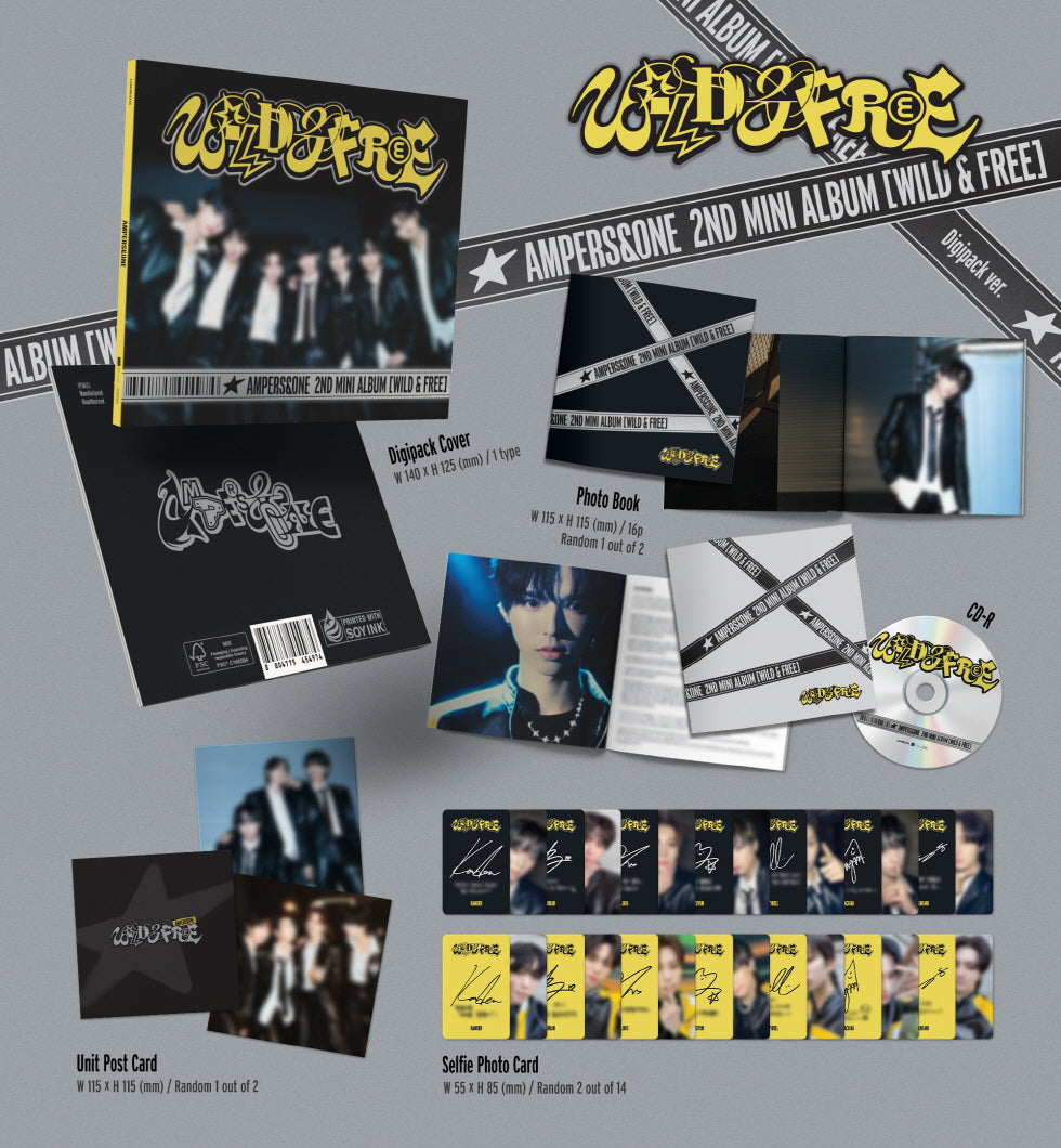 AMPERS&ONE - 2nd Mini Album [WILD & FREE] Digipack Version