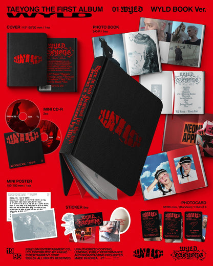 TAEYONG (NCT) - 1st Album [WYLD] WYLD BOOK Version