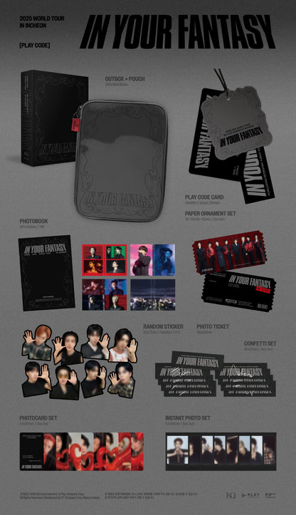 (PRE-ORDER 2026-09-30) ATEEZ 에이티즈 - 2025 WORLD TOUR [IN YOUR FANTASY] INCHEON (PLAY CODE)