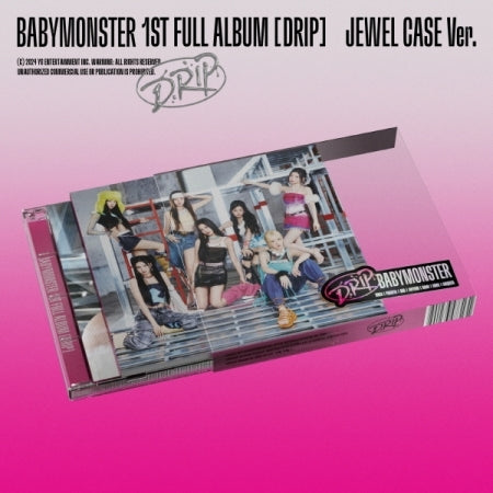 BABYMONSTER 1st Full Album DRIP Jewel Case Version.