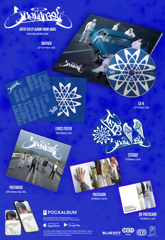 JUST B - 5th Mini Album [SNOW ANGEL] POCAALBUM Version