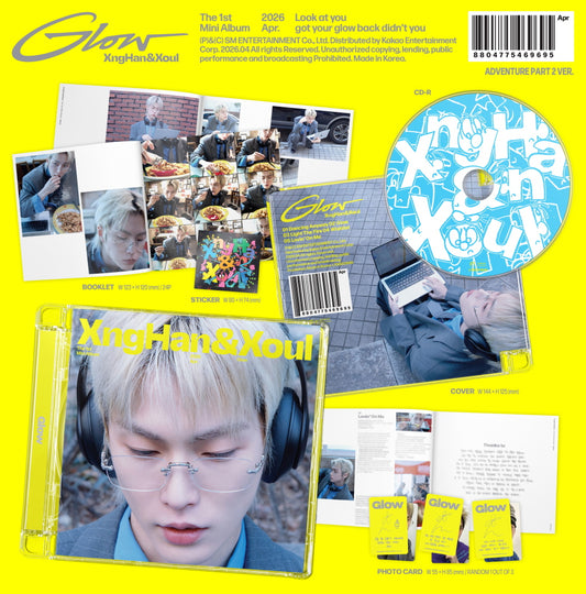 XngHan&Xoul - 1st Mini Album [Glow] Adventure Part 2 Version
