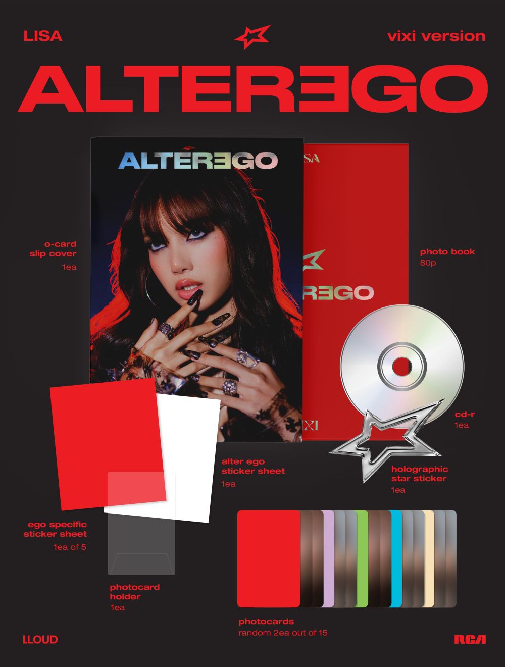 LISA - Alter Ego Photobook (5 Versions)