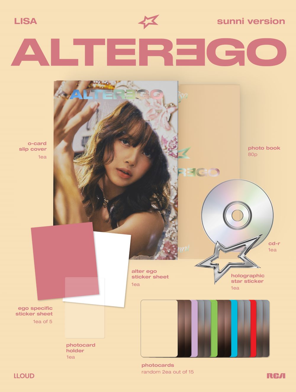 LISA - Alter Ego Photobook (5 Versions)