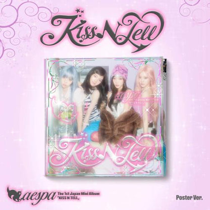 (PRE-ORDER 2026-08-03) aespa - Japan 1st Mini Album [KISS N TELL] (3 Versions)