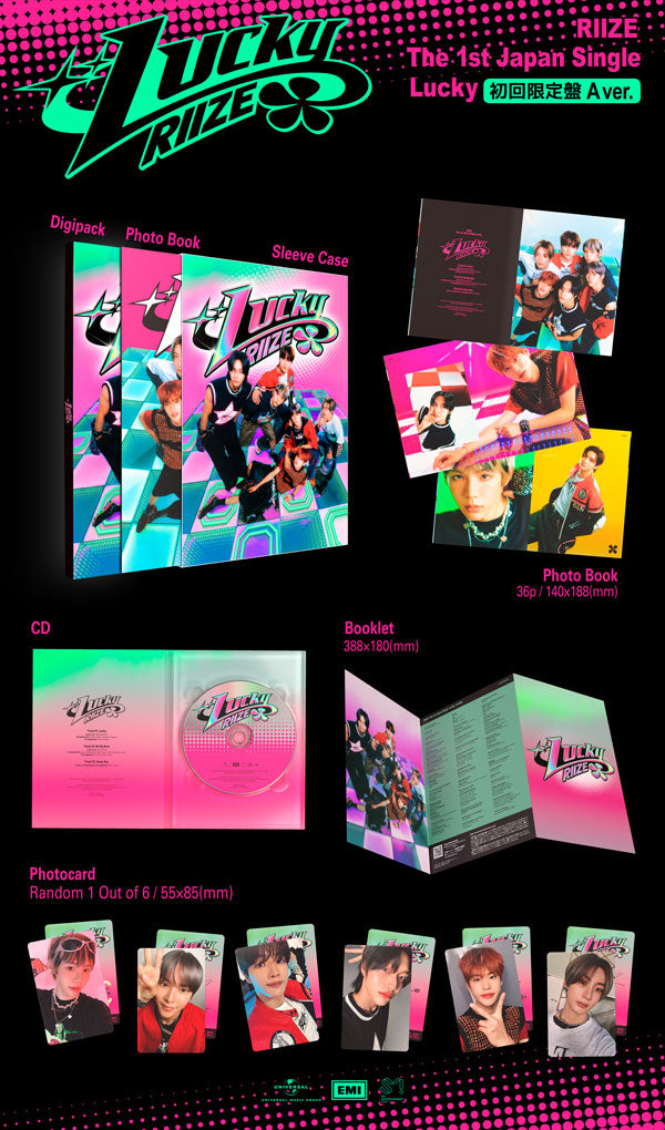 RIIZE - Japan Album [Lucky] 9 Versions