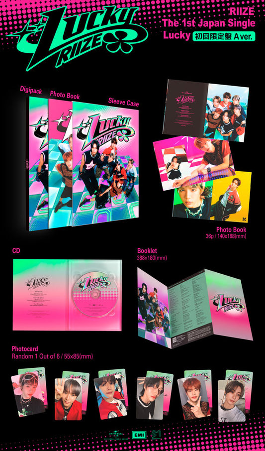 RIIZE - Japan Album [Lucky] 9 Versions