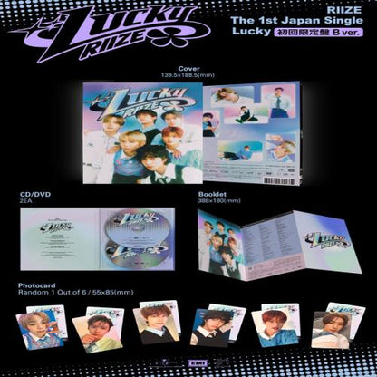 RIIZE - Japan Album [Lucky] 9 Versions