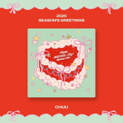 CHUU - 2025 Season's Greetings [Happy CHUU's Day! Celebrate Me!] (POB - 1 Photocard with K-Towns Season's Greetings Event)(1 Left).