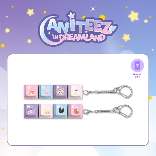 ATEEZ - OFFICIAL MD [ANITEEZ IN DREAMLAND] Keycap Keyring (2