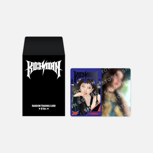 (PRE-ORDER 2025-11-27) aespa - 6th Mini Album [Rich Man] POP-UP MD (Random Trading Card Set) (2 Versions)