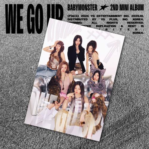 (PRE-ORDER 2025-10-10) BABYMONSTER - 2nd Mini Album [WE GO UP] Postcard Version.