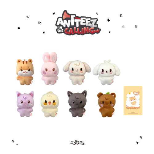 (PRE-ORDER 2025-12-10) ATEEZ - OFFICIAL MD [ANITEEZ IN THE CALLING] TINY ANITEEZ PLUSH DOLL (8 Versions)(POB-Photocard Included).