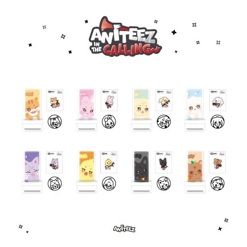 (PRE-ORDER 2025-12-10) ATEEZ - OFFICIAL MD [ANITEEZ IN THE CALLING] STAMP (8 Versions).