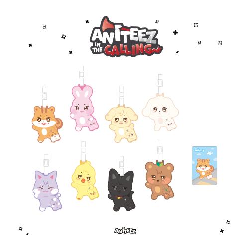 (PRE-ORDER 2025-12-10) ATEEZ - OFFICIAL MD [ANITEEZ IN THE CALLING] PVC LUGGAGE TAG (8 Versions)(POB - Photocard 1ea).