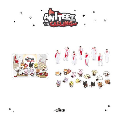 (PRE-ORDER 2025-12-10) ATEEZ - OFFICIAL MD [ANITEEZ IN THE CALLING] TIN CASE STICKER SET