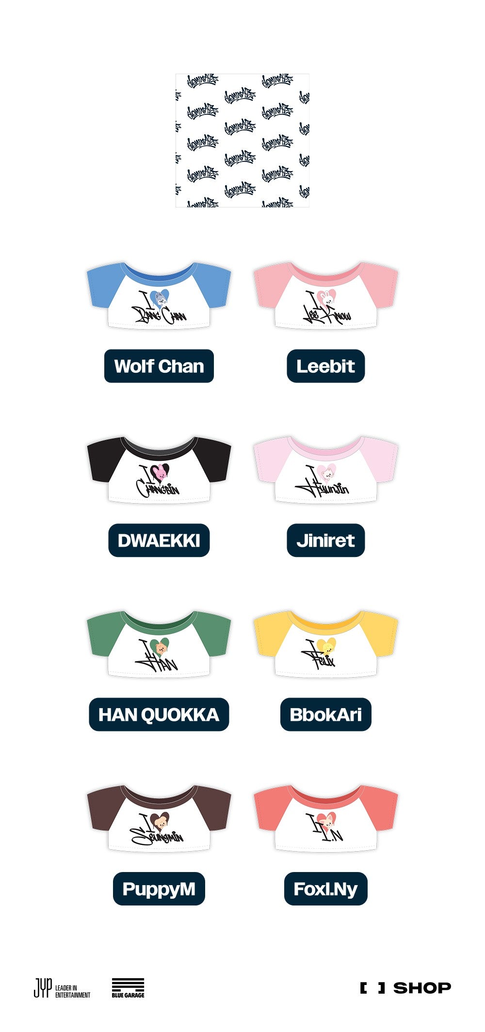 Stray Kids MD Merch (SKZOO STANDING PLUSH OUTFIT)(8 Versions) – K
