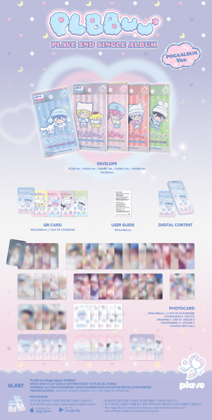 PLAVE - 2nd Single Album [PLBBUU] POCAALBUM Version (5 Versions)