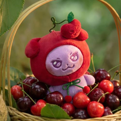 (PRE-ORDER 2026-09-30) MIGHTEEZ(ATEEZ) - [Berry Breezy Fairy] FRUIT FAIRY PLUSH KEYRING (8 Versions)(LINE FRIENDS SQUARE MERCH)