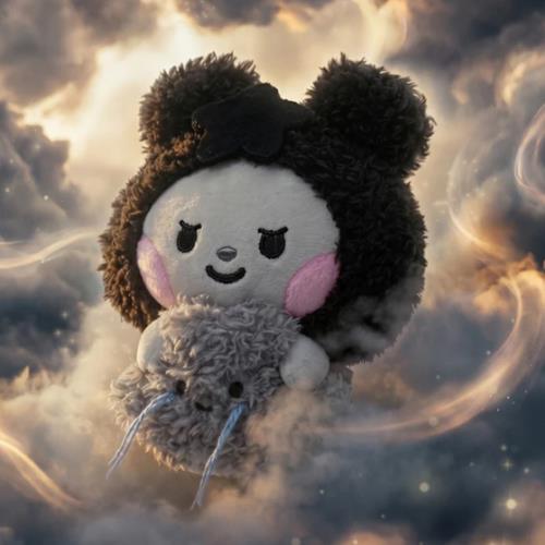 (PRE-ORDER 2026-09-30) MIGHTEEZ(ATEEZ) - [Berry Breezy Fairy] WEATHER FAIRY PLUSH KEYRING (8 Versions)(LINE FRIENDS SQUARE MERCH)