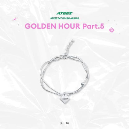 (PRE-ORDER 2026-08-31) ATEEZ - POP-UP STORE MD [GOLDEN HOUR Part.5] 925 SILVER BRACELET