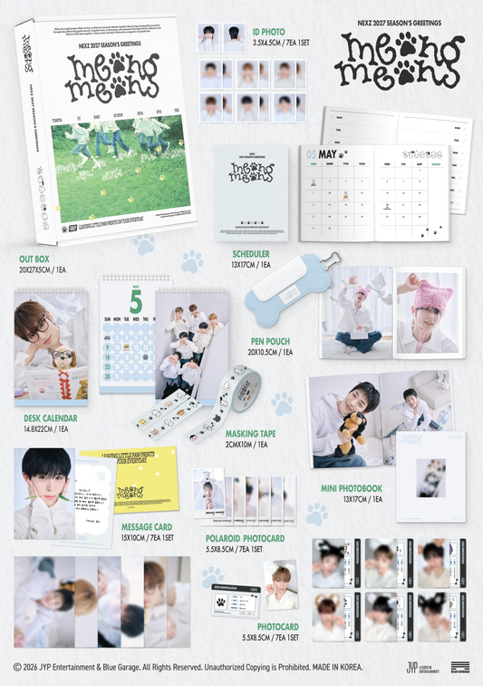 (PRE-ORDER 2026-12-11) NEXZ - 2027 Season's Greetings [meong meong](🎁POB Included - Pre-order only)