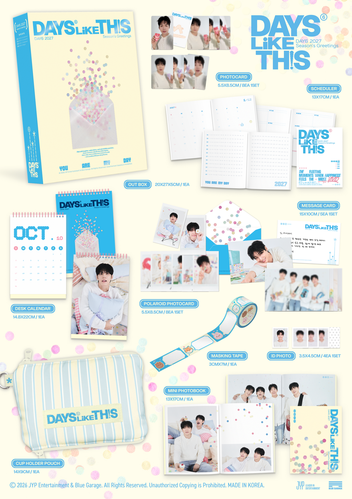 (PRE-ORDER 2026-12-11) DAY6 - 2027 Season's Greetings [DAYS LIKE THIS](🎁POB Included - Pre-order only)