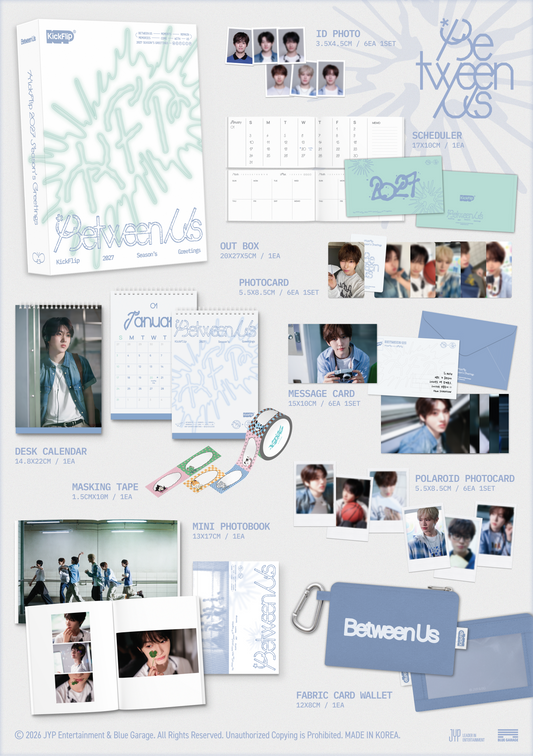 (PRE-ORDER 2026-12-11) KickFlip - 2027 Season's Greetings [Between Us](🎁POB Included - Pre-order only)
