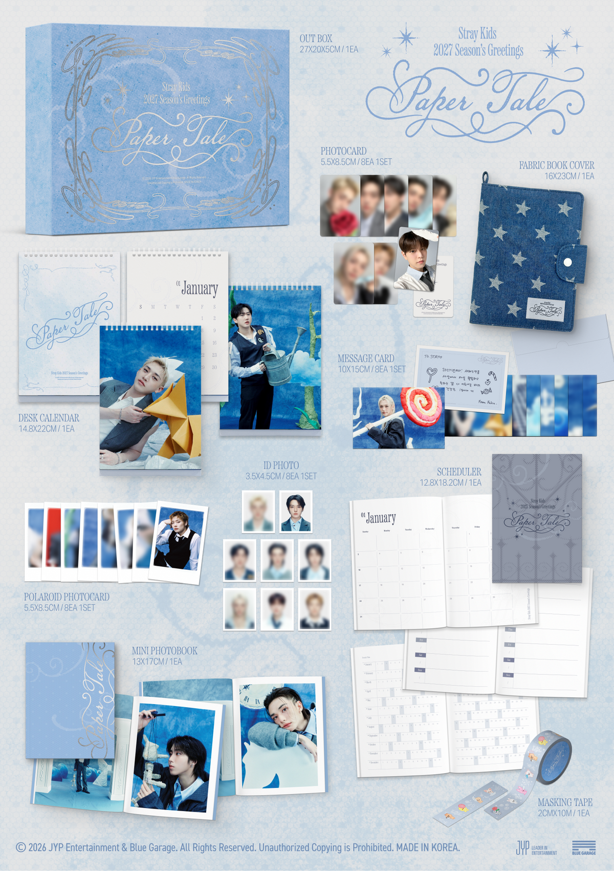 (PRE-ORDER 2026-12-11) Stray Kids - 2027 Season's Greetings [Paer Tale](🎁POB Included - Pre-order only)
