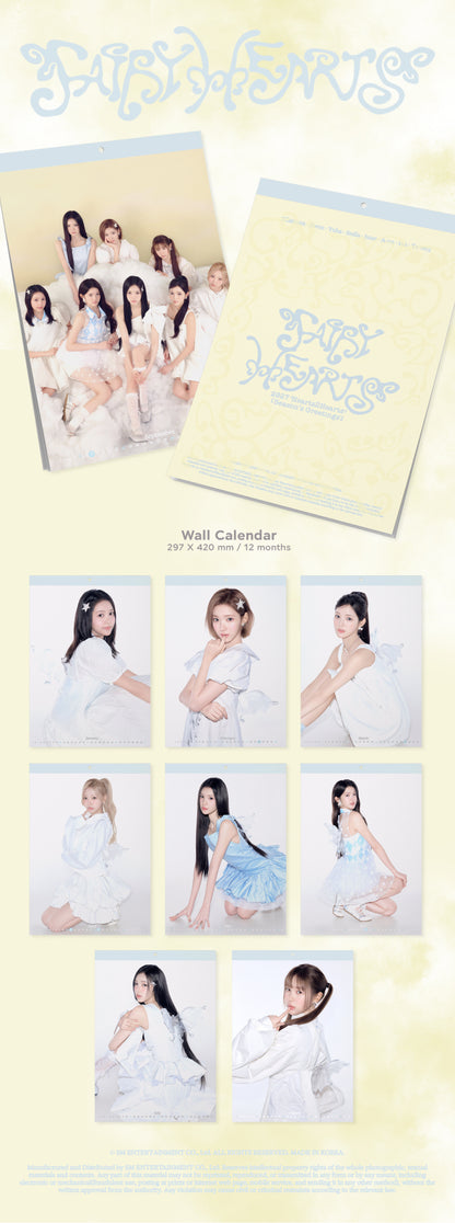 (PRE-ORDER 2027-01-07) Hearts2Hearts - 2027 Wall Calendar