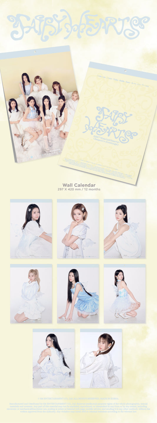(PRE-ORDER 2027-01-07) Hearts2Hearts - 2027 Wall Calendar