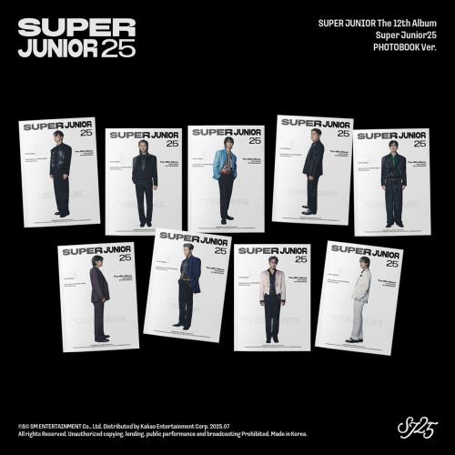 (PRE-ORDER 2025-07-09) Super Junior - 12th Album [Super Junior25] Photobook Version (9 Versions) Random 1ea